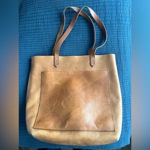 Reserved for Alex - Madewell Saddle Leather Medium Transport Tote